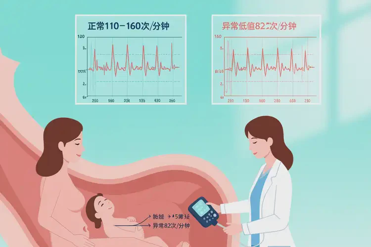 孕15周1天胎心率82有危险吗
