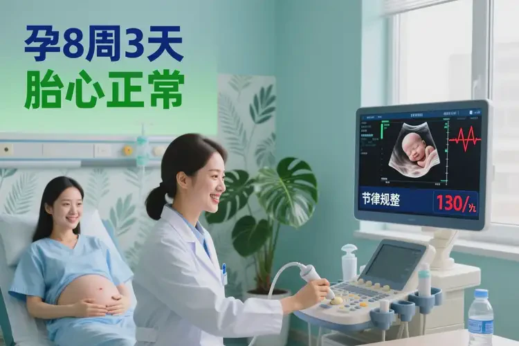 孕8周3天胎心130正常吗