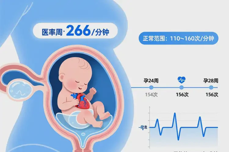 孕26周1天胎心率156正常吗