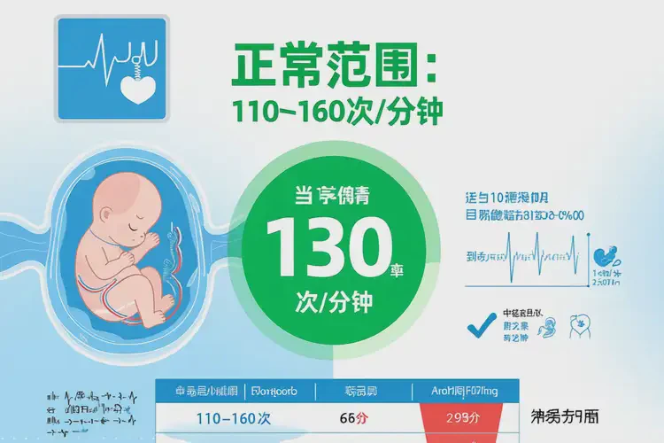 孕22周3天胎心率130多正常吗