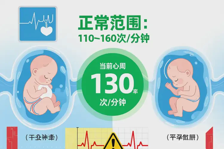 孕22周3天胎心率130多正常吗