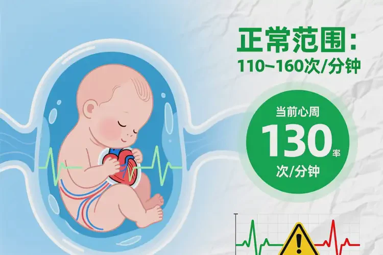 孕22周3天胎心率130多正常吗