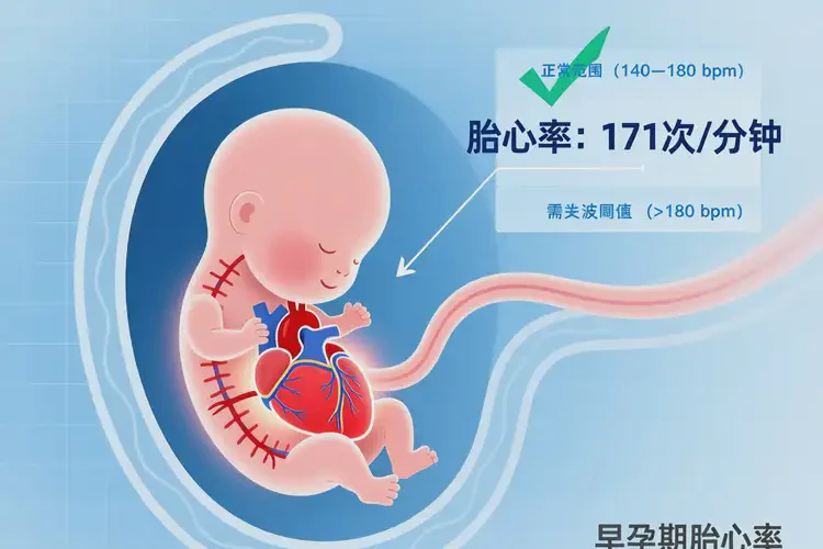 怀孕50天胎心率171怎么回事