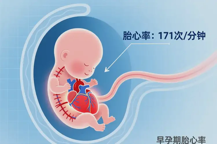 怀孕50天胎心率171怎么回事
