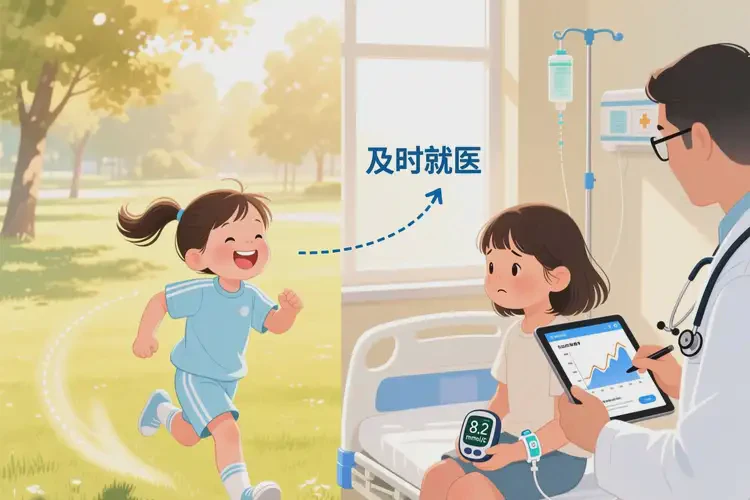 小孩下午血糖21.1是糖尿病吗