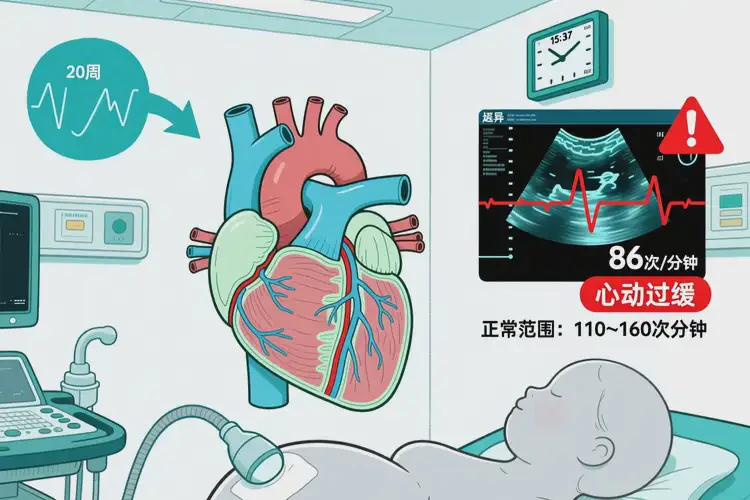 孕20周胎心率86宝宝还能要吗
