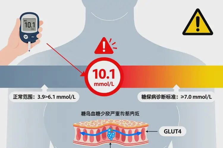 女性早上空腹血糖10点1是糖尿病吗