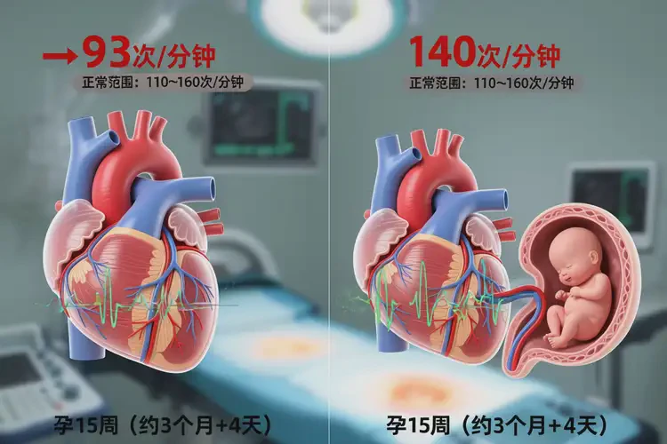 孕15周3天胎心93宝宝还能要吗