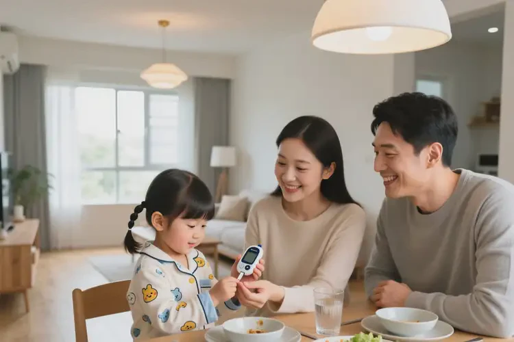 儿童晚餐血糖8点5是糖尿病吗