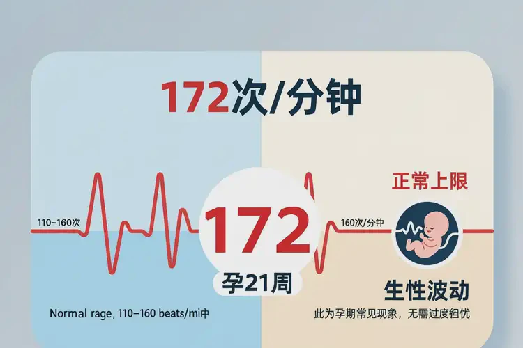 孕21周5天胎心率172宝宝还能要吗