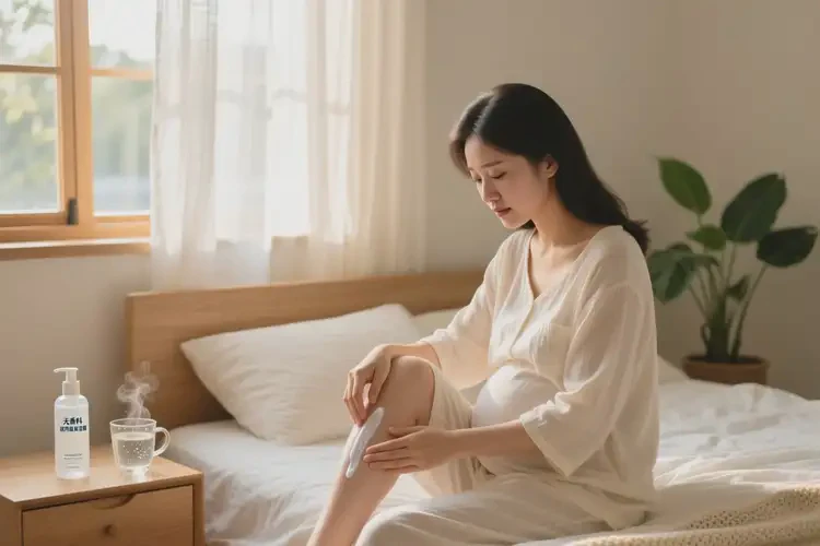 产妇小腿起湿疹康复的全过程