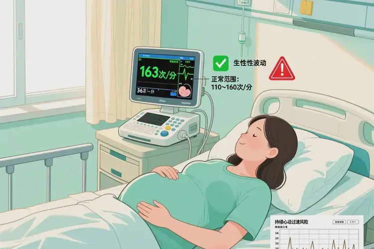 孕34周1天胎心率163怎么回事