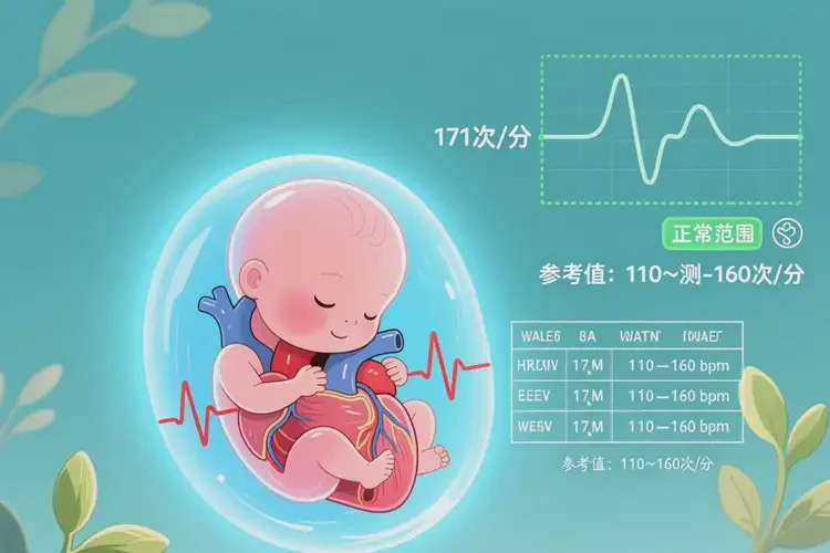 孕8周1天胎心171怎么回事