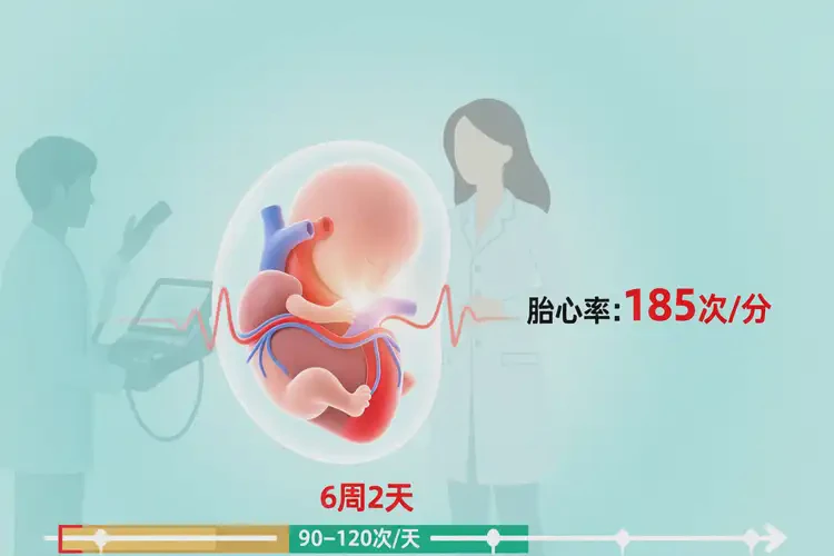 孕6周2天胎心185有危险吗
