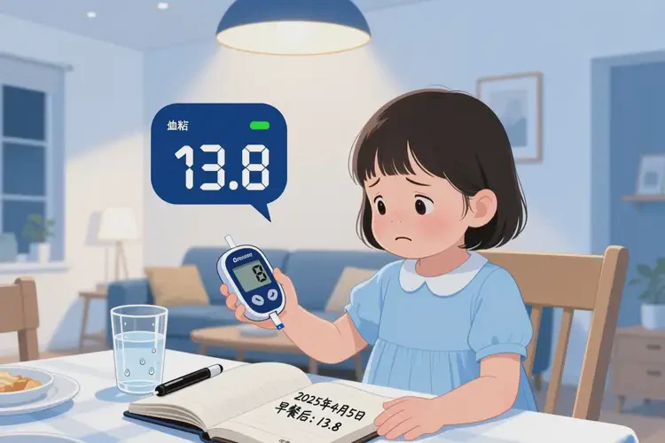 儿童中餐血糖13.8是糖尿病吗