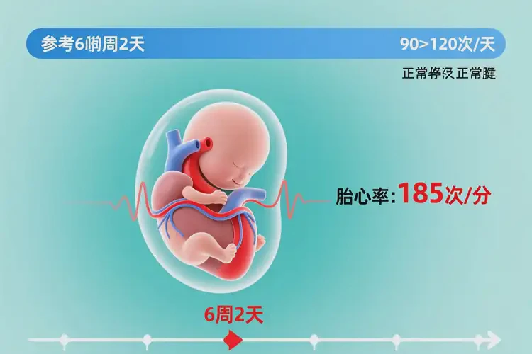 孕6周2天胎心185有危险吗