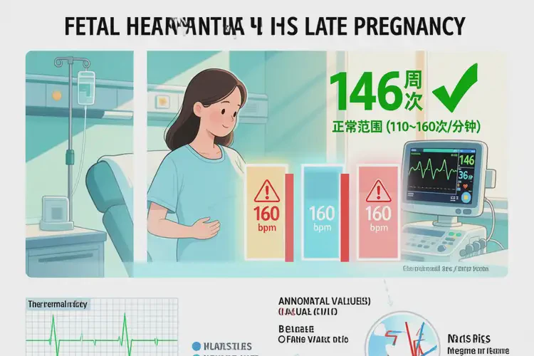 怀孕八个半月胎心146正常吗