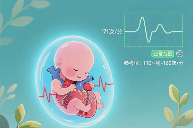 孕8周1天胎心171怎么回事