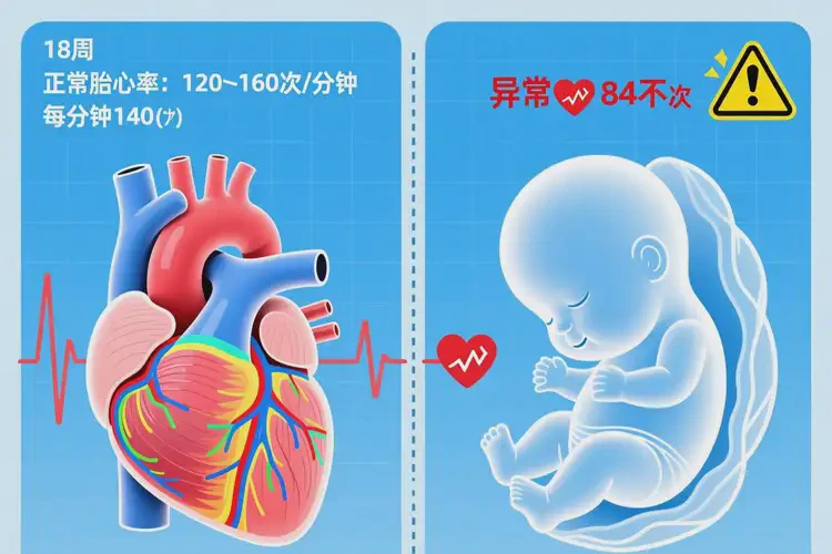 孕18周5天胎心84宝宝还能要吗