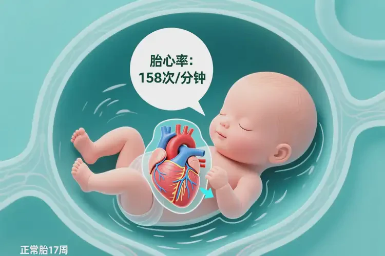 孕17周3天胎心158正常吗