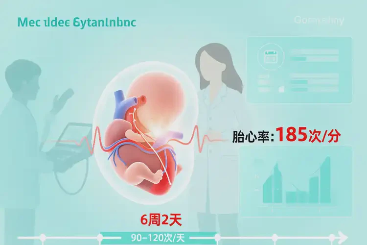 孕6周2天胎心185有危险吗