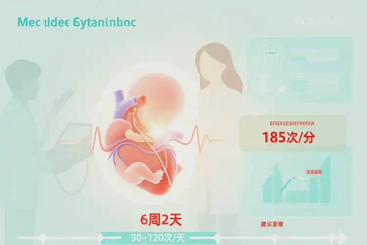 孕6周2天胎心185有危险吗