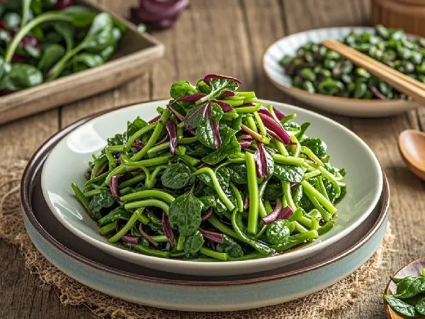 为什么苋菜炒熟是红色